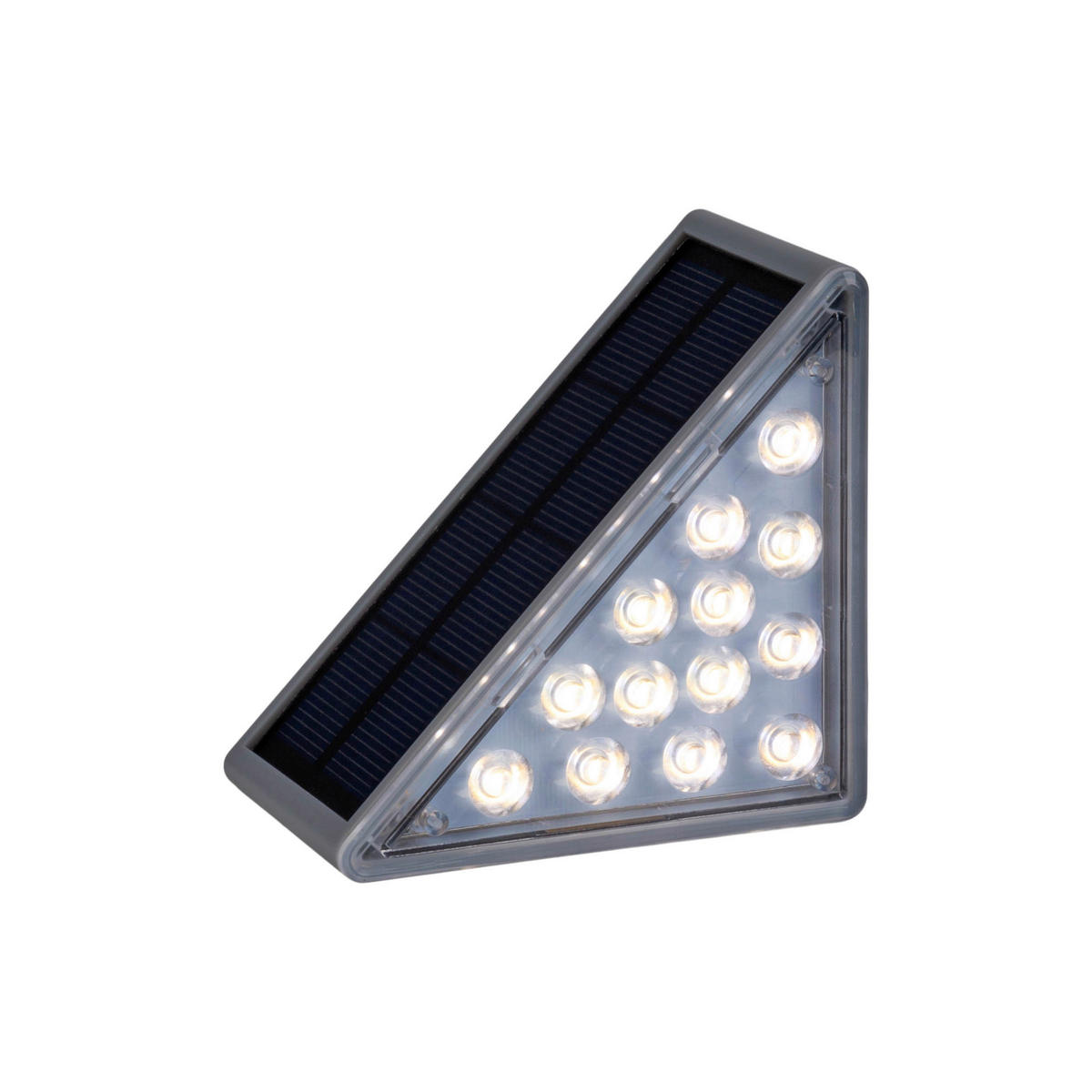 Solarleuchte 5313616 grau B/H/T: ca. 5,2x6,2x11 cm Scala - grau (5,20/6,20/11,00cm) - Näve Leuchten