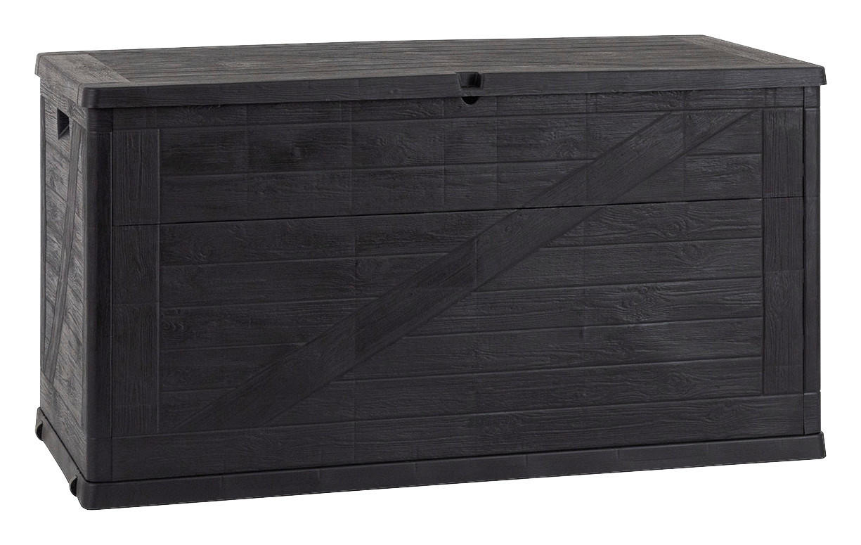 Toomax Aufbewahrungsbox Wood anthrazit Kunststoff B/H/L: ca. 63x56x120 cm Wood - anthrazit (120,00/63,00/56,00cm) - Toomax