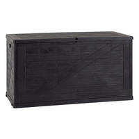 Toomax Aufbewahrungsbox Wood anthrazit Kunststoff B/H/L: ca. 63x56x120 cm Wood - anthrazit (120,00/63,00/56,00cm) - Toomax