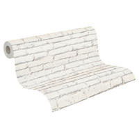 A.S.Creation Vliestapete Best of Wood`n Stone 2nd Edition Steine weiß grau B/L: ca. 53x1005 cm Best of Wood`n Stone 2nd Edition - weiß/grau (53,00/1005,00cm) - A.S.Creation