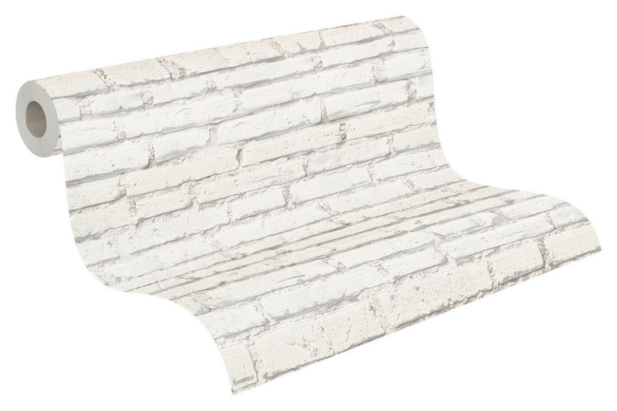 A.S.Creation Vliestapete Best of Wood`n Stone 2nd Edition Steine weiß grau B/L: ca. 53x1005 cm Best of Wood`n Stone 2nd Edition - weiß/grau (53,00/1005,00cm) - A.S.Creation