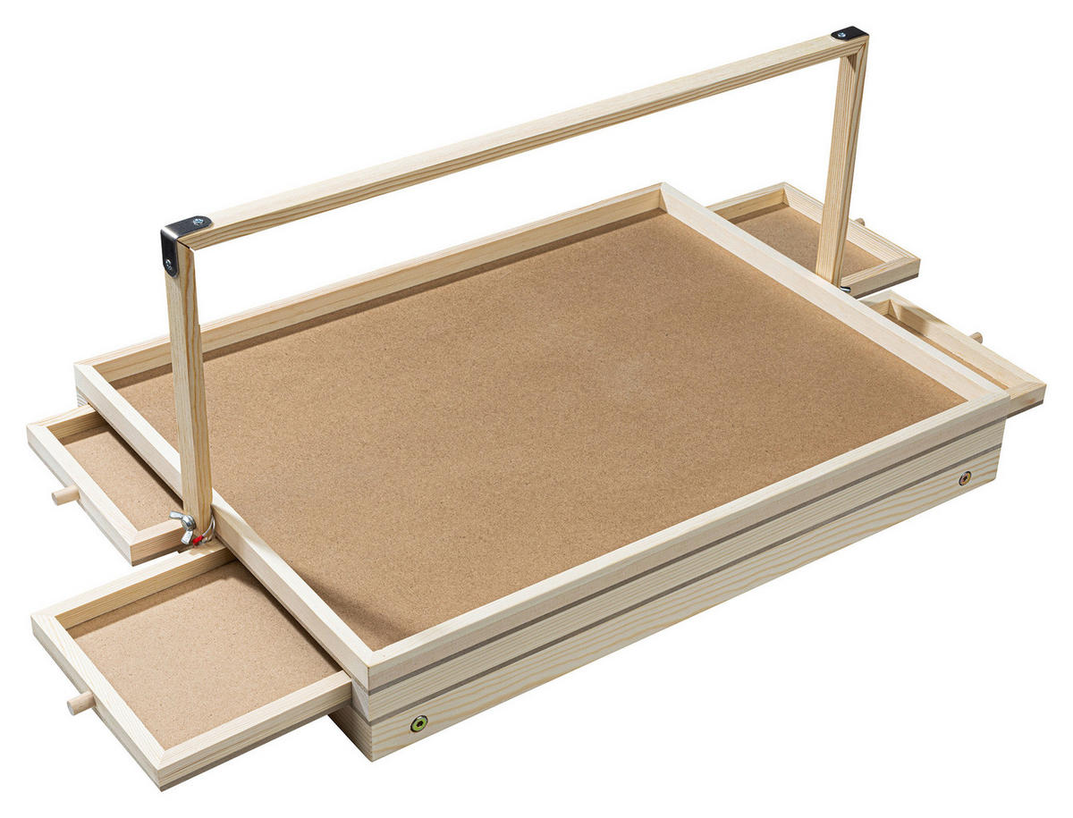 HI Puzzlebrett m.LED-Beleuchtung 1000er B/H/T: ca. 76x56x38 cm 1000er - natur (76,00/56,00/38,00cm) - HI