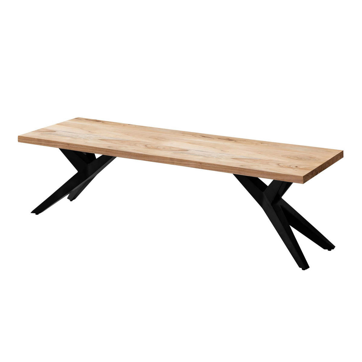 Sitzbank braun B/H/T: ca. 160x45x45 cm Esszimmerbank - braun (160,00/45,00/45,00cm) - Wohnling