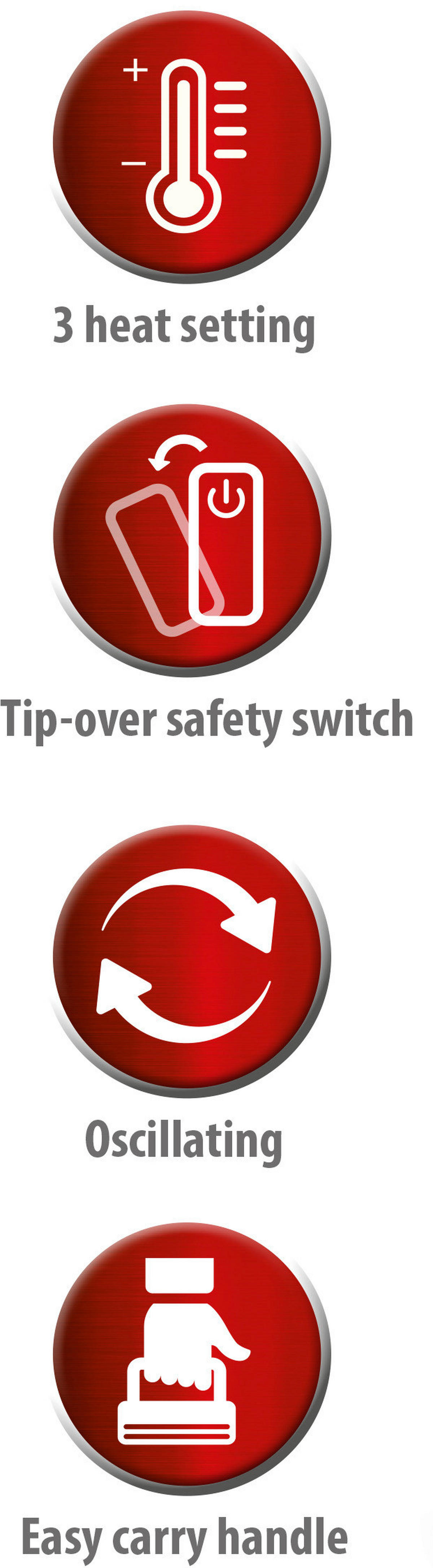 Heizlüfter weiß B/H/T: ca. 27,5x48x12,5 cm ca. 1200 W Heizlüfter_Halogen - weiß (27,50/48,00/12,50cm)