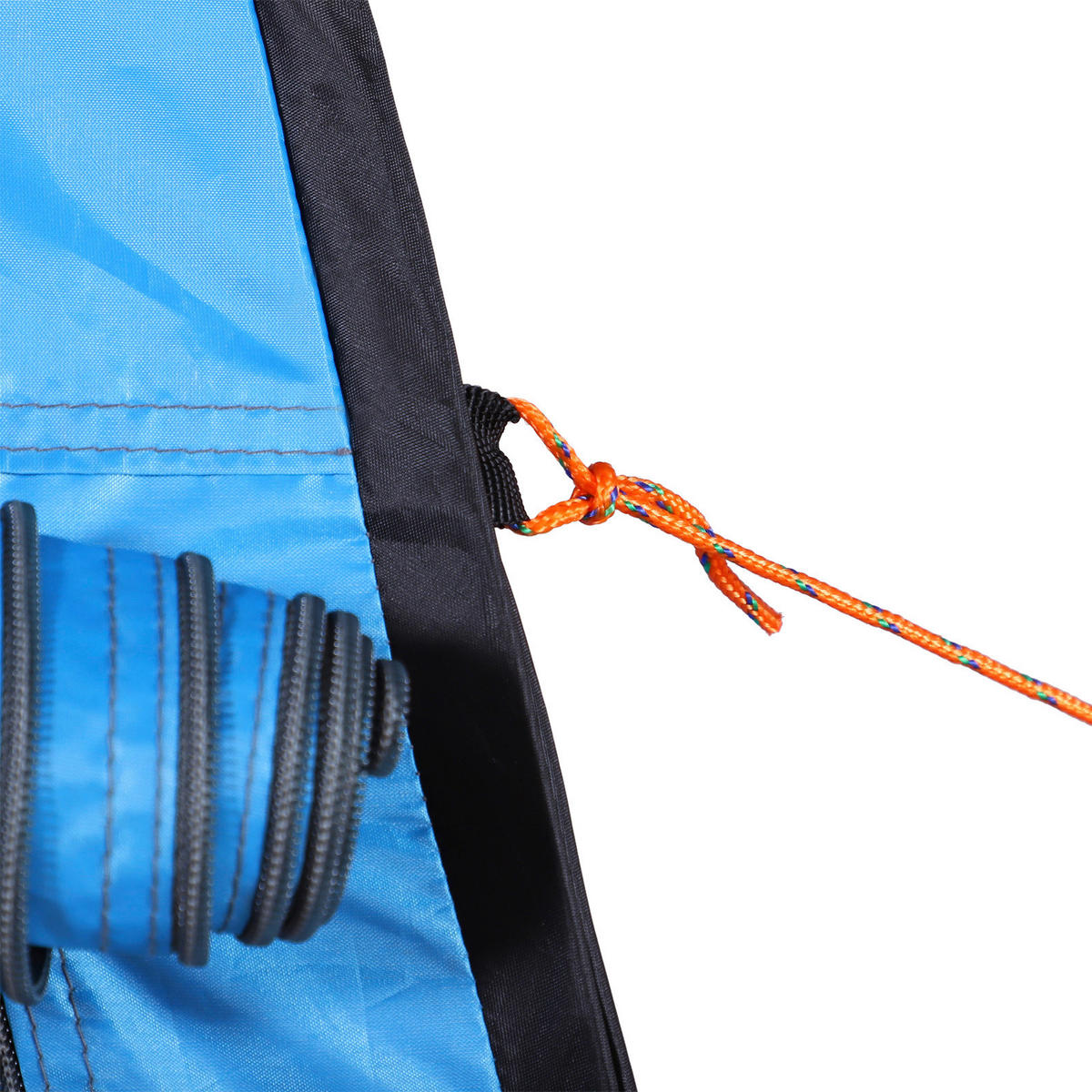 Outsunny Duschzelt blau Polyester B/H/T: ca. 120x190x120 cm Duschzelt - blau (120,00/190,00/120,00cm) - Outsunny