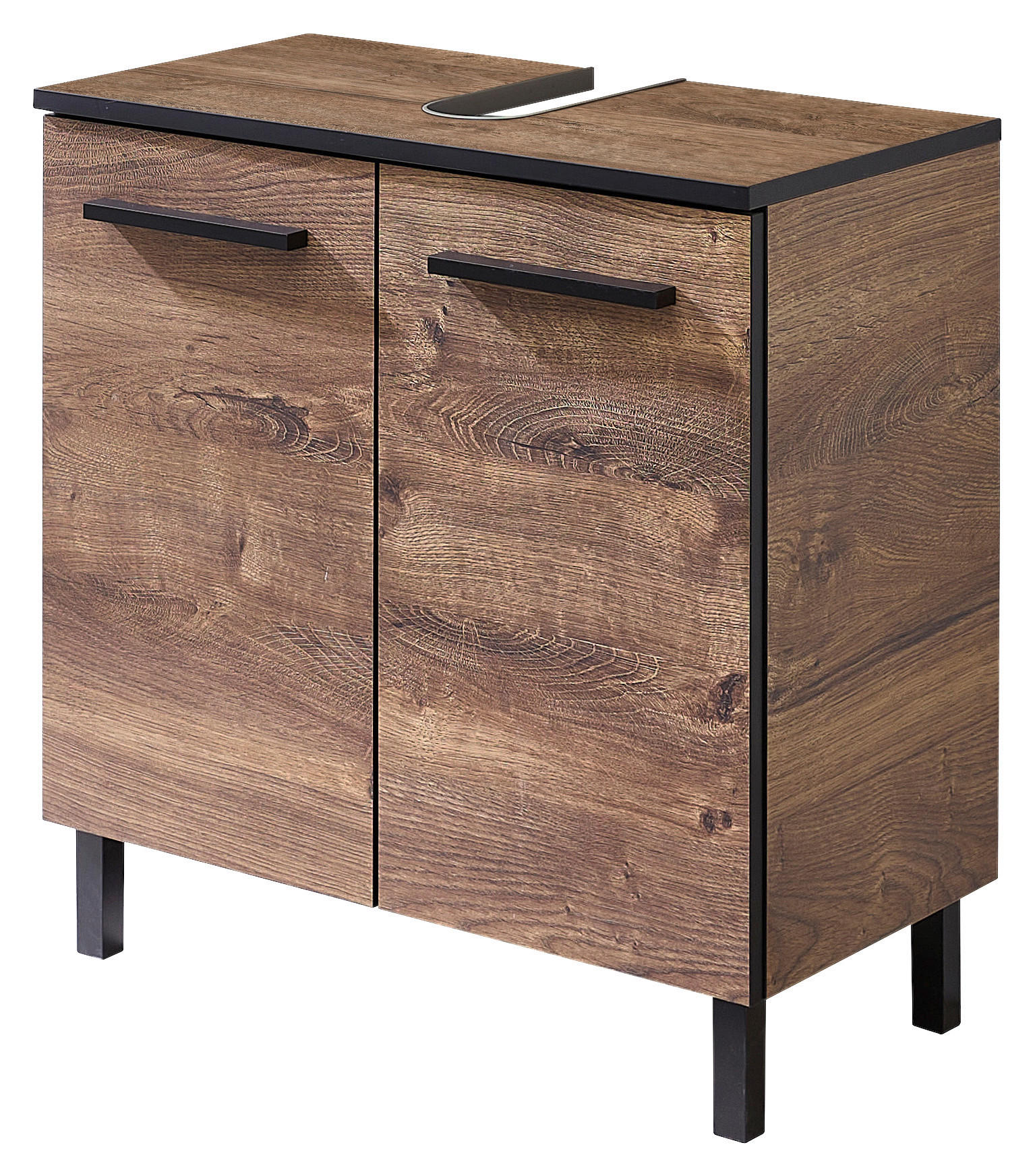 Waschbeckenunterschrank Quickset 374 Eiche Ribeck Nachbildung B/H/T: ca. 60x53x33 cm Quickset 374 - Eiche (60,00/53,00/33,00cm) - Pelipal