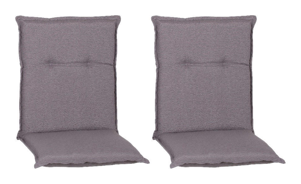 Beo Saumauflage für Niederlehner Tanana grau Polyester-Mischgewebe B/H/S: ca. 46x98x8 cm 2er Set Tanana - grau (46,00/98,00cm) - Beo