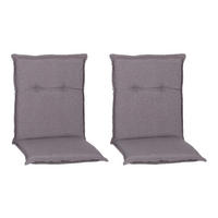 Beo Saumauflage für Niederlehner Tanana grau Polyester-Mischgewebe B/H/S: ca. 46x98x8 cm 2er Set Tanana - grau (46,00/98,00cm) - Beo