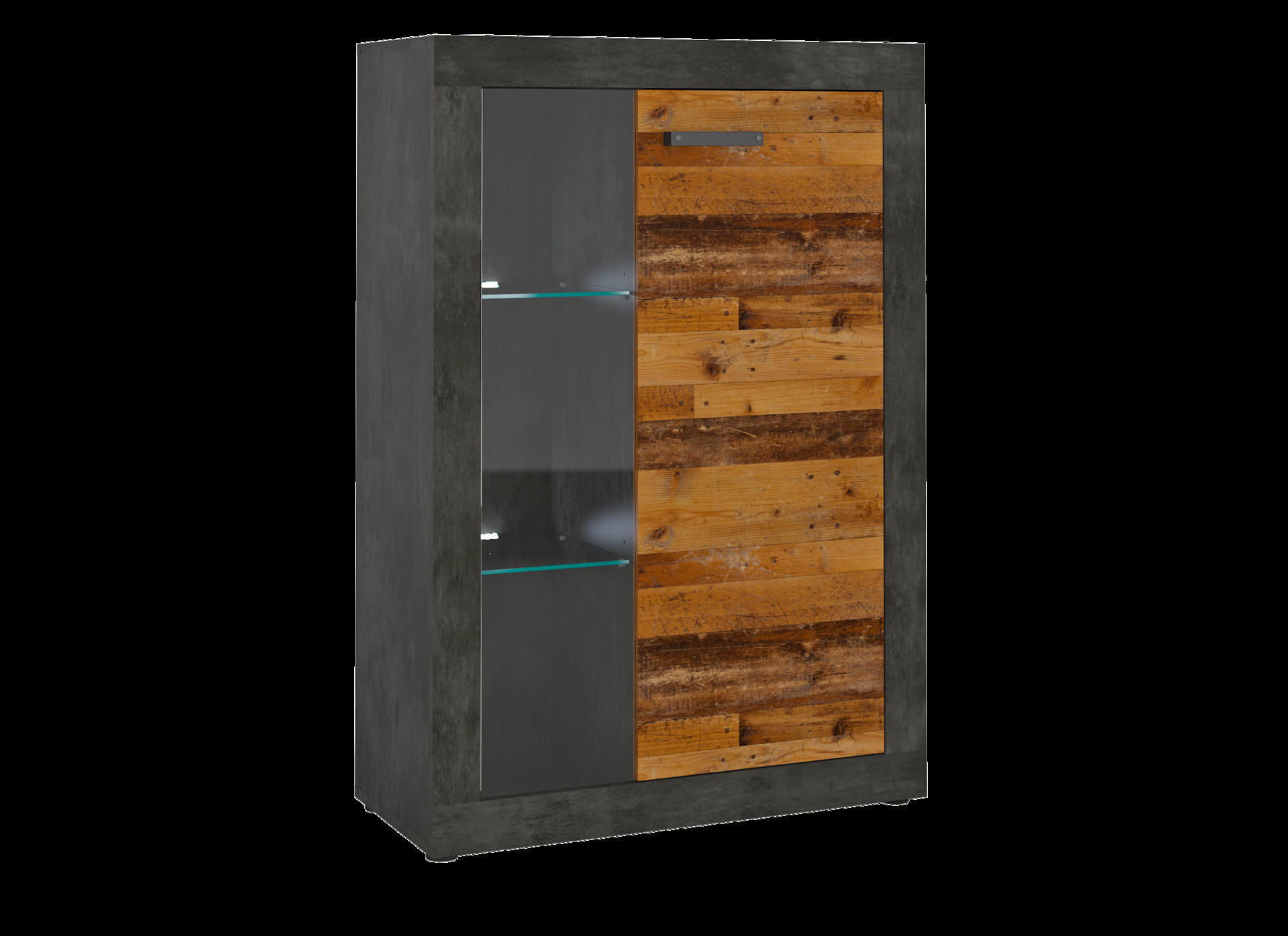 Vitrine Kassel B/H/T: ca. 78x114x35 cm Kassel - (78,00/114,00/35,00cm)