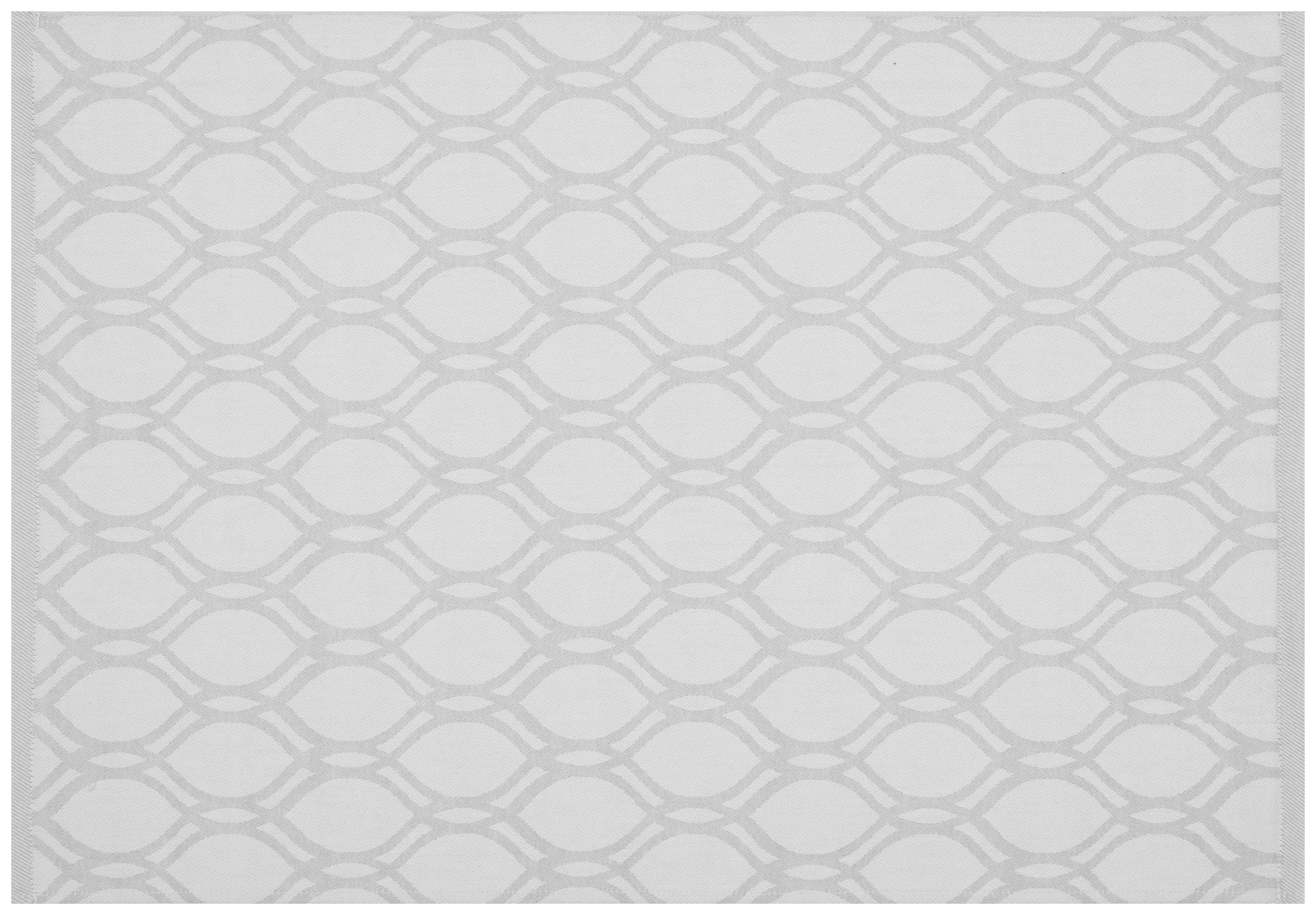 Geschirrtuch Geschirrtuch 50x70cm Ornament - hellgrau (50,00/70,00cm)