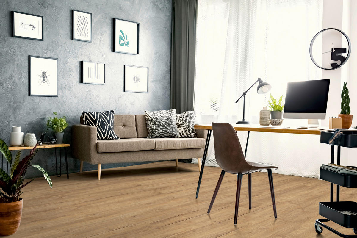 Kronotex Laminatboden Exquisit Plus ca. 2,694 m² im Paket  B/L: ca. 24,4x138 cm pro Paket Exquisit Plus ca. 2,694 m² im Paket - natur (24,40/138,00cm) - Kronotex