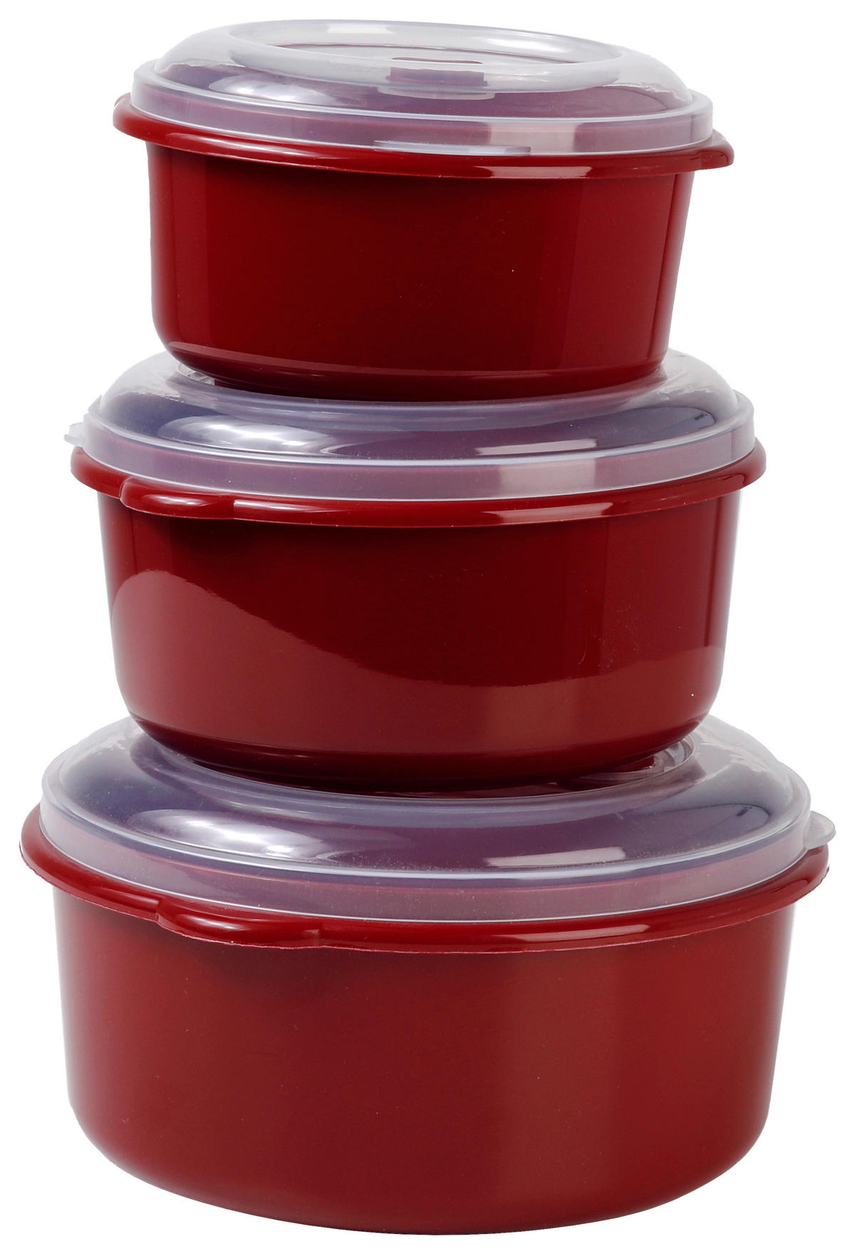 MICHELINO Küchenhelfer rot Mikrowellen-Starterset_3tlg. - rot - MICHELINO