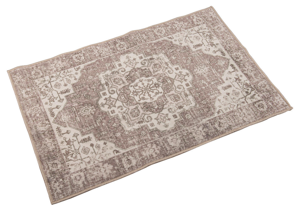 Badvorleger Badematte_Elisa Orient 50x80cm - hellbeige (80,00/50,00cm)