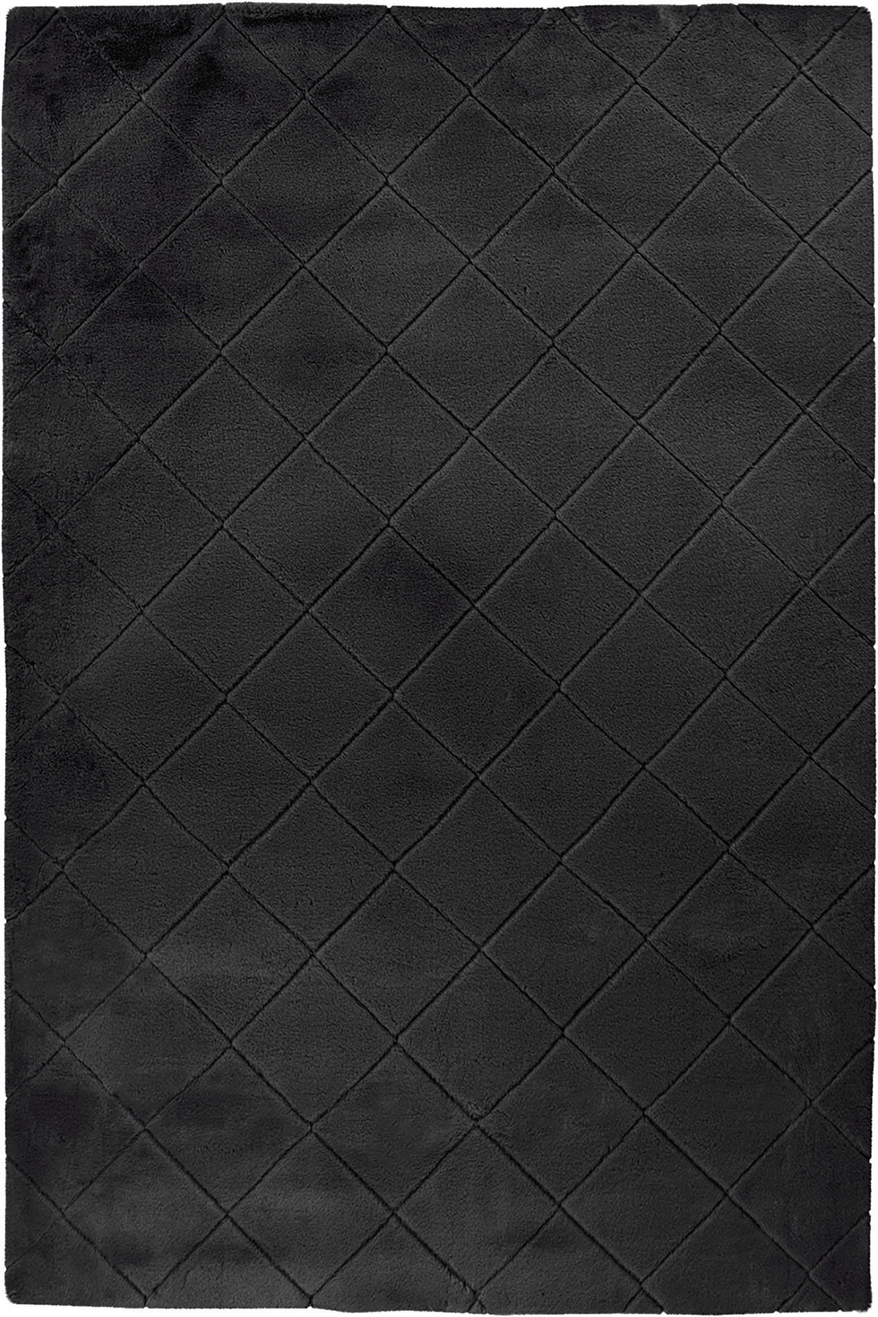 Padiro Hochflorteppich Imala 125 schwarz B/H/L: ca. 200x3x290 cm Imala 125 - schwarz (290,00/200,00/3,00cm) - Padiro