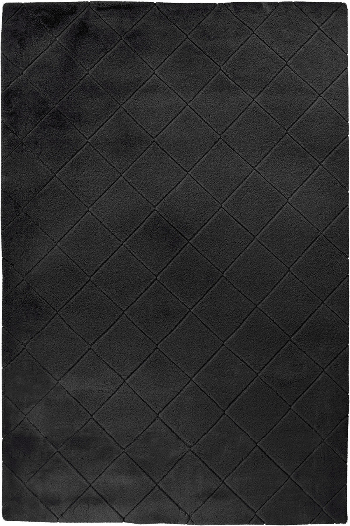 Padiro Hochflorteppich Imala 125 schwarz B/H/L: ca. 200x3x290 cm Imala 125 - schwarz (290,00/200,00/3,00cm) - Padiro