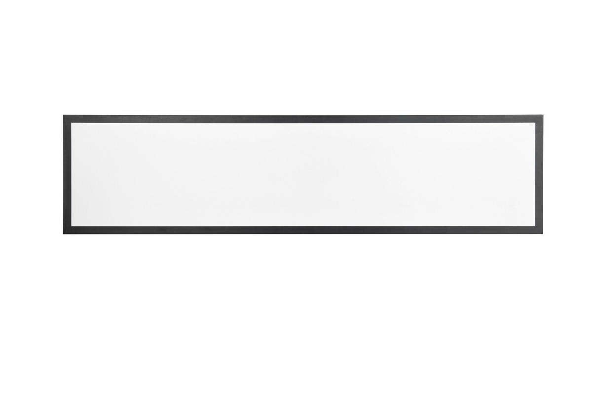 Reality LED-Deckenleuchte Beta R67661232 schwarz Metall B/H/T: ca. 119,5x5,5x29,5 cm 1 Brennstellen Beta - schwarz (119,50/5,50/29,50cm) - Reality
