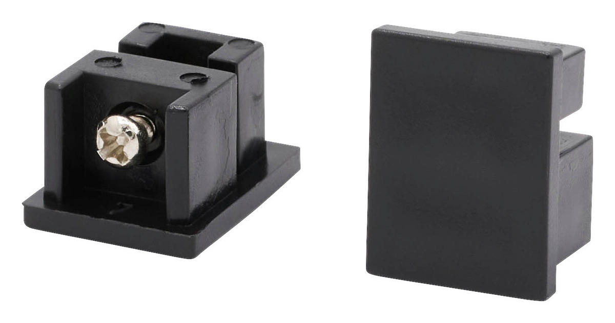Endkappe smart schwarz Kunststoff 1.0 Läufe smart - schwarz - ondeco