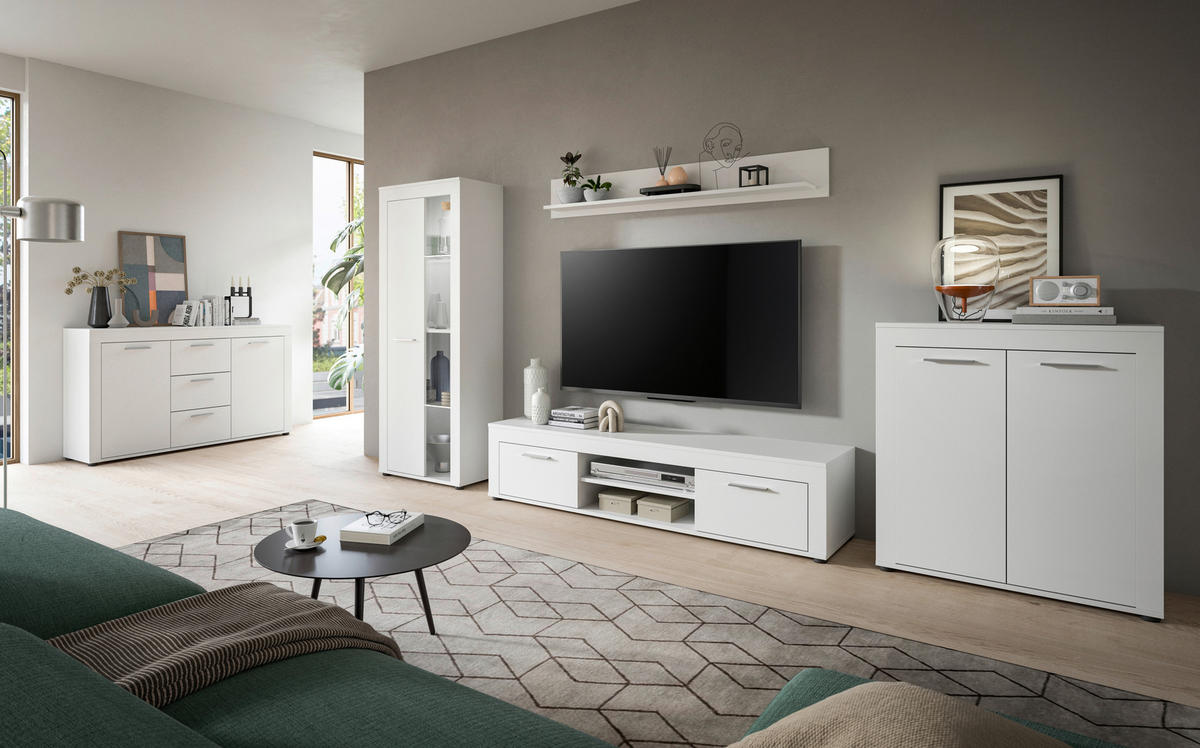 Sideboard Jam weiß B/H/T: ca. 125x80x35 cm Jam - weiß (125,00/80,00/35,00cm) - xonox.home