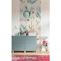 Komar Fototapete Cactus Rose Panel B/L: ca. 100x250 cm Cactus Rose Panel - (100,00/250,00cm) - Komar