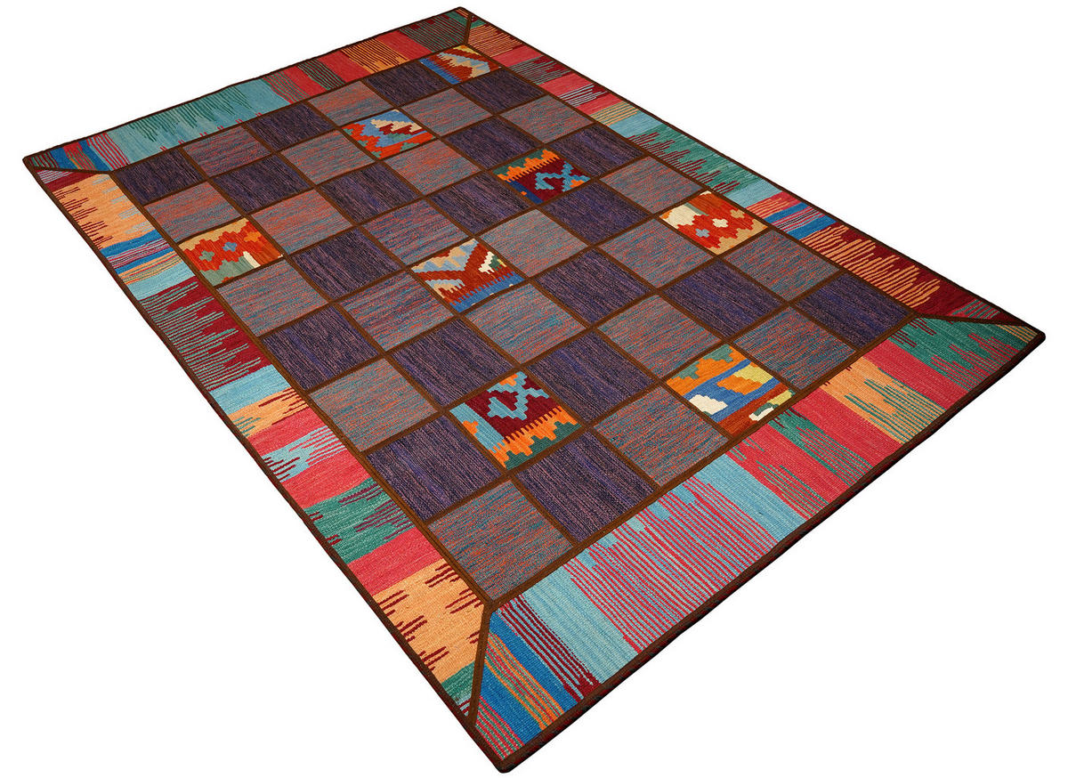 PersaTepp Teppich Kelim Tekkehdouz bunt B/H/L: ca. 150x1x200 cm Kelim Tekkehdouz - bunt (200,00/150,00/1,00cm) - PersaTepp