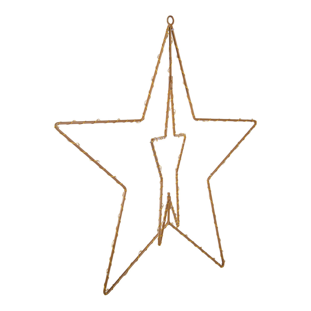 Näve Leuchten LED-Dekoartikel LED Weihnachtsartikel STERN - gold (40,00/40,00/40,00cm) - Näve Leuchten