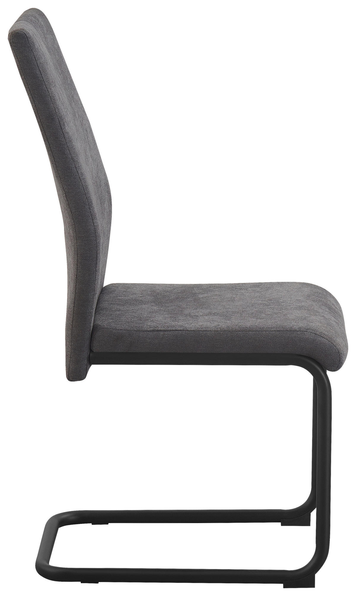 Schwingstuhl Noemi grau Microfaser B/H/T: ca. 44x96x57 cm Noemi - schwarz/grau (44,00/96,00/57,00cm)