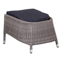 deVries Fußhocker Dining grau B/H/L: ca. 54x42x56 cm Fußhocker Dining - grau (56,00/54,00/42,00cm) - deVries