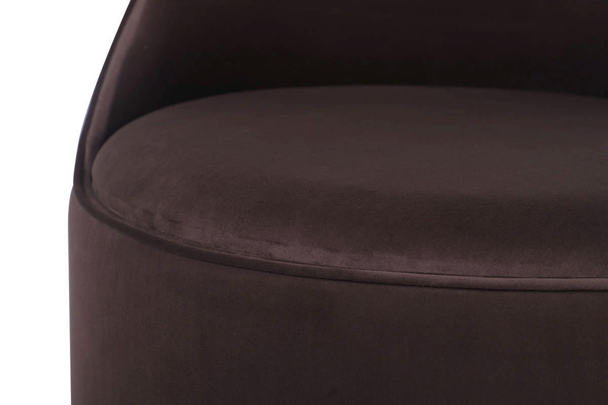 Hocker Viktor 100 braun H/D: ca. 68x52 cm Viktor 100 - gold/braun (52,00/68,00cm) - 360 Living