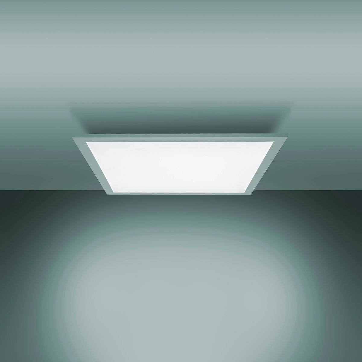 Näve Leuchten LED-Deckenpanel weiß Metall Kunststoff B/H/T: ca. 59,5x6x59,5 cm NICO - weiß (59,50/6,00/59,50cm) - Näve Leuchten
