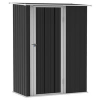 Outsunny Gartenhaus dunkelgrau B/H/L: ca. 84x189x142 cm Gartenhaus - dunkelgrau (142,00/84,00/189,00cm) - Outsunny