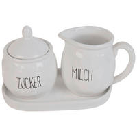 Milch und Zucker-Set weiß Porzellan Milch_u.Zuckerset - weiß