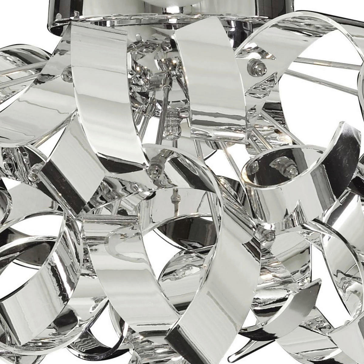 Searchlight Deckenleuchte Chrom Stahl B/H/D: ca. 45x27x45 cm G9 3 Brennstellen Curls - Chrom (45,00/27,00cm) - Searchlight