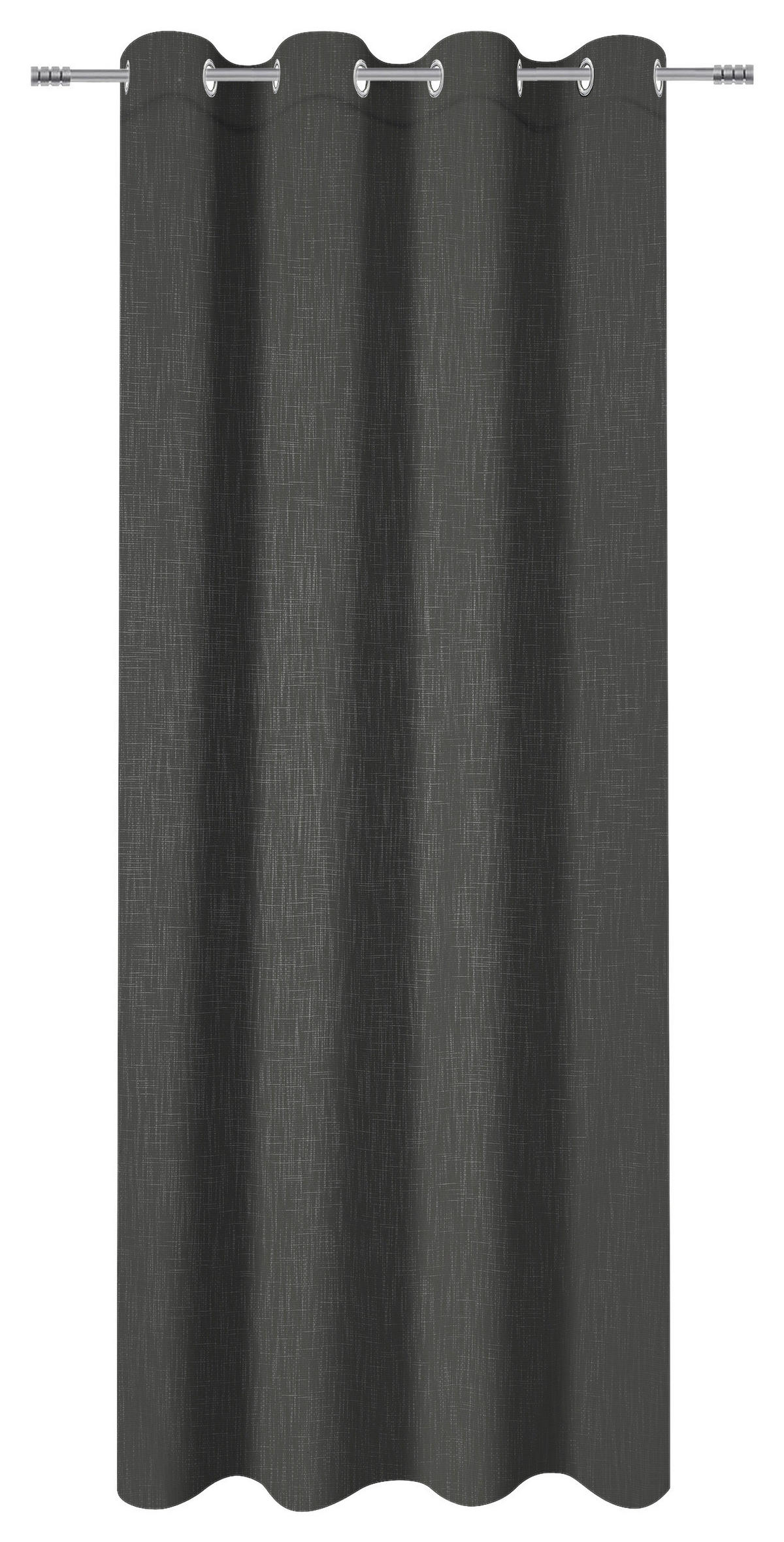 Ösenvorhang Savina anthrazit B/L: ca. 140x245 cm Savina - anthrazit (140,00/245,00cm)