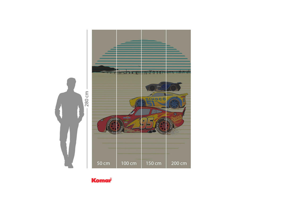 Komar Fototapete Cars Stream Lines IADX4-040 B/H: ca. 200x280 cm Cars Stream Lines IADX4-040 - (200,00/280,00cm) - Komar