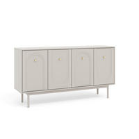 Kommode MAZOMA Eiche Kaschmirgrau Nachbildung gold Optik B/H/T: ca. 154x82x39 cm MAZOMA - gold/Eiche (154,00/82,00/39,00cm) - WIPMEB