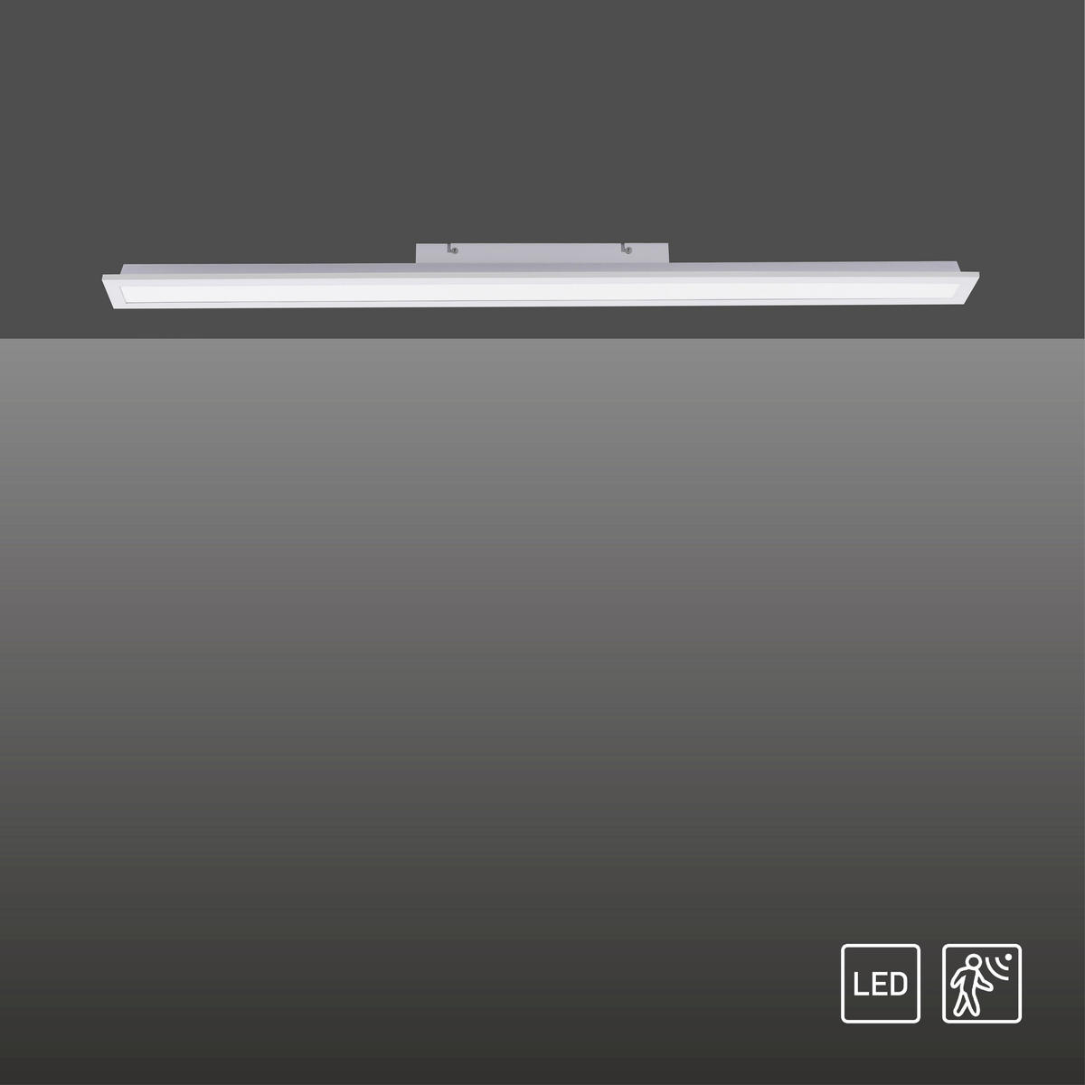 Just Light LED-Deckenpanel FLEET 14472-16 weiß Kunststoff B/H/T: ca. 10x7x100 cm 1 Brennstellen FLEET - weiß (10,00/7,00/100,00cm) - Just Light