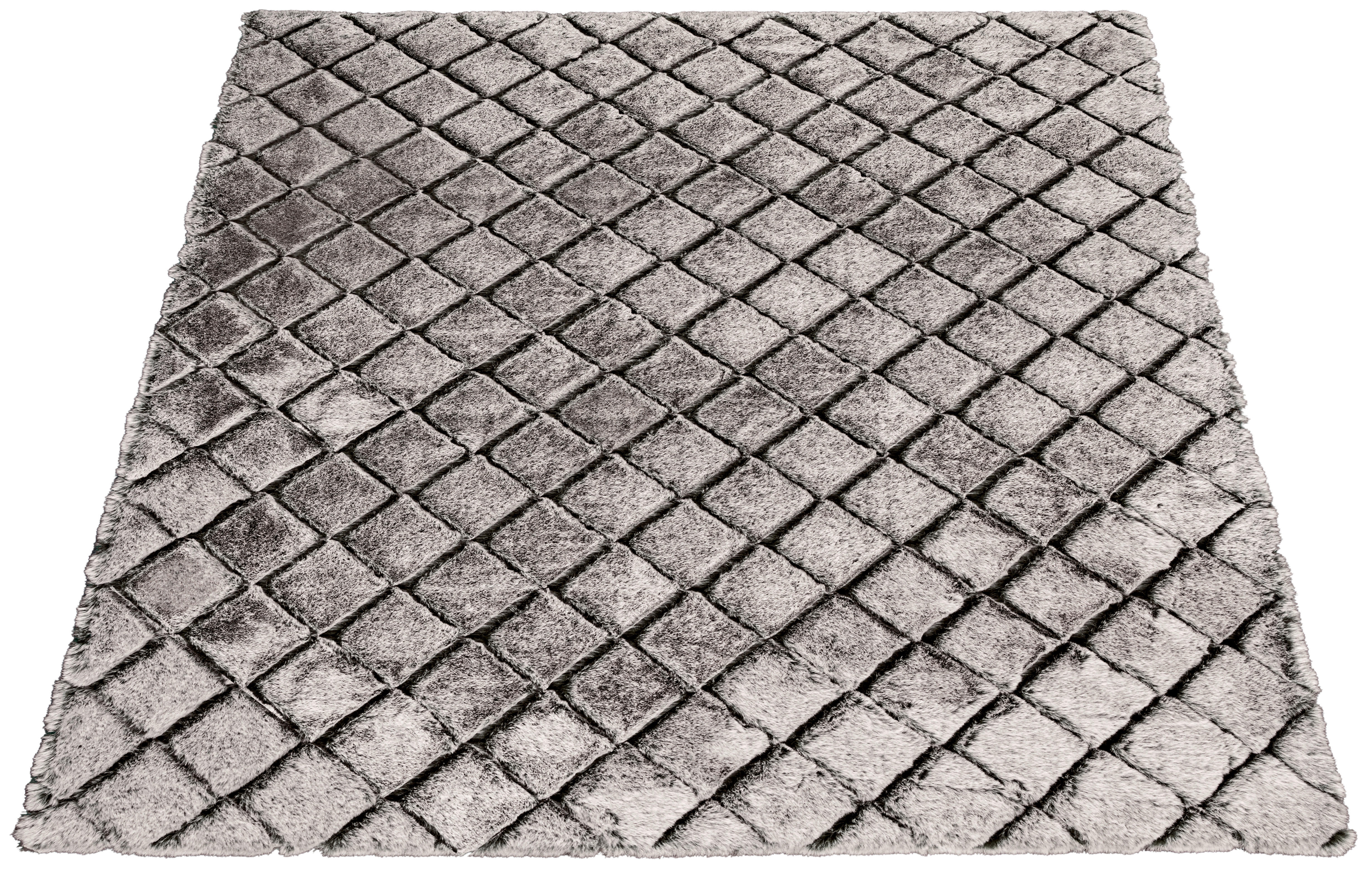 Teppich Vichy Silbergrau B/L: ca. 160x230 cm Vichy - Silbergrau (160,00/230,00cm)