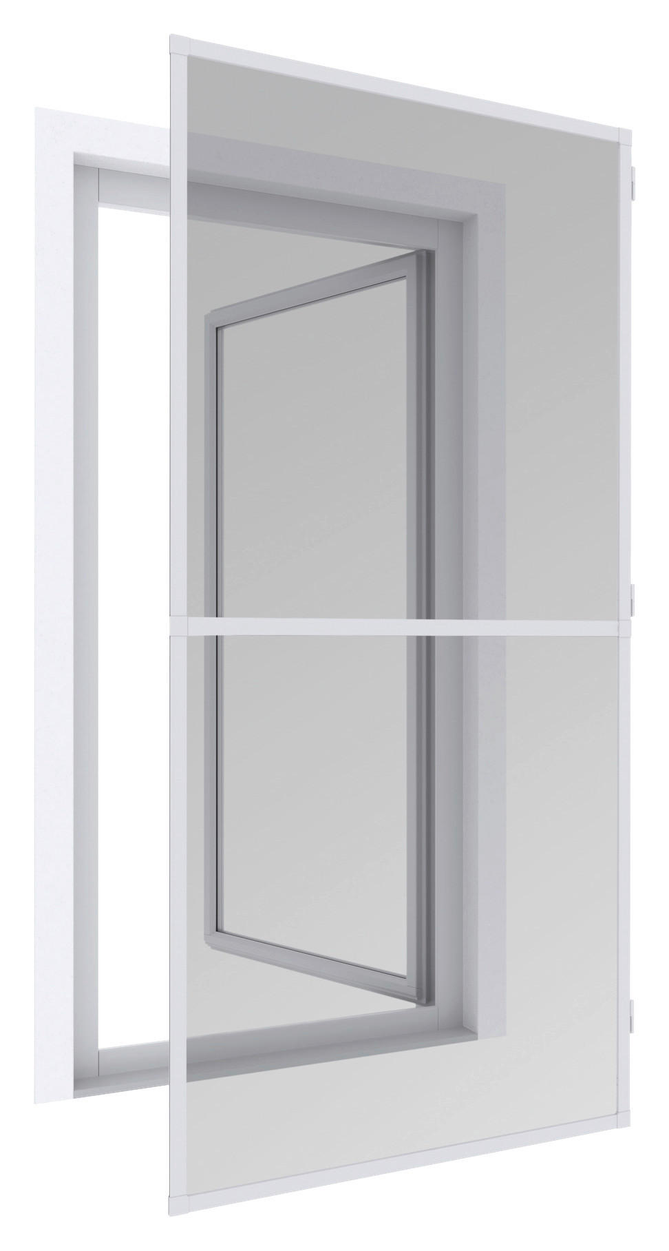 Windhager Fliegengitter-Rahmen-Tür weiß B/L: ca. 100x210 cm