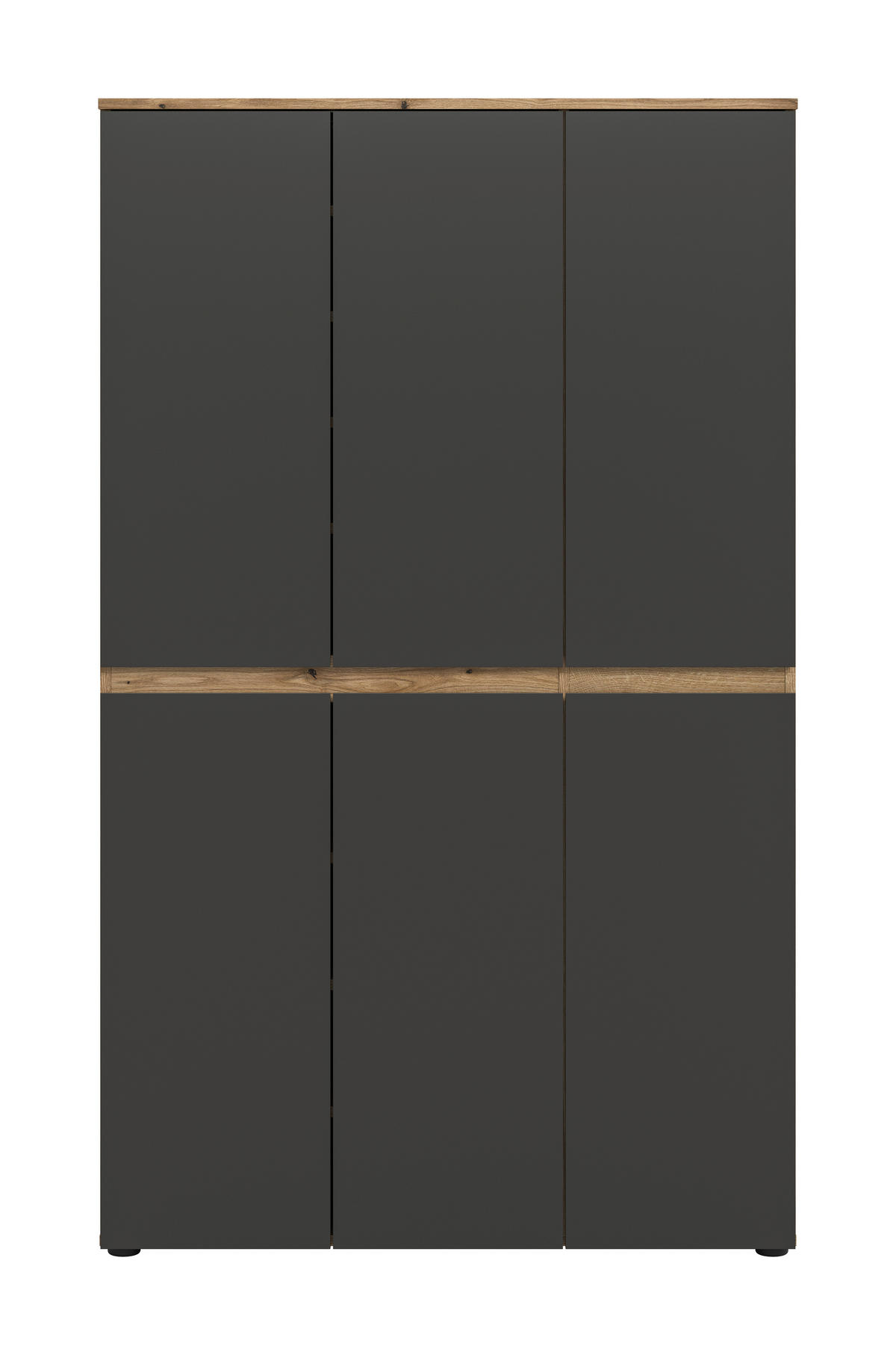 Schrank SCARPA Evoke Oak Nachbildung anthrazit B/H/T: ca. 105x175x37 cm SCARPA - anthrazit (105,00/175,00/37,00cm) - xonox.home