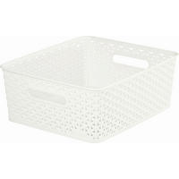 Curver Aufbewahrungskorb creme B/H/L: ca. 35,4x13,3x29,6 cm Aufbewahrungskorb_MyStyle - creme (29,60/35,40/13,30cm) - Curver