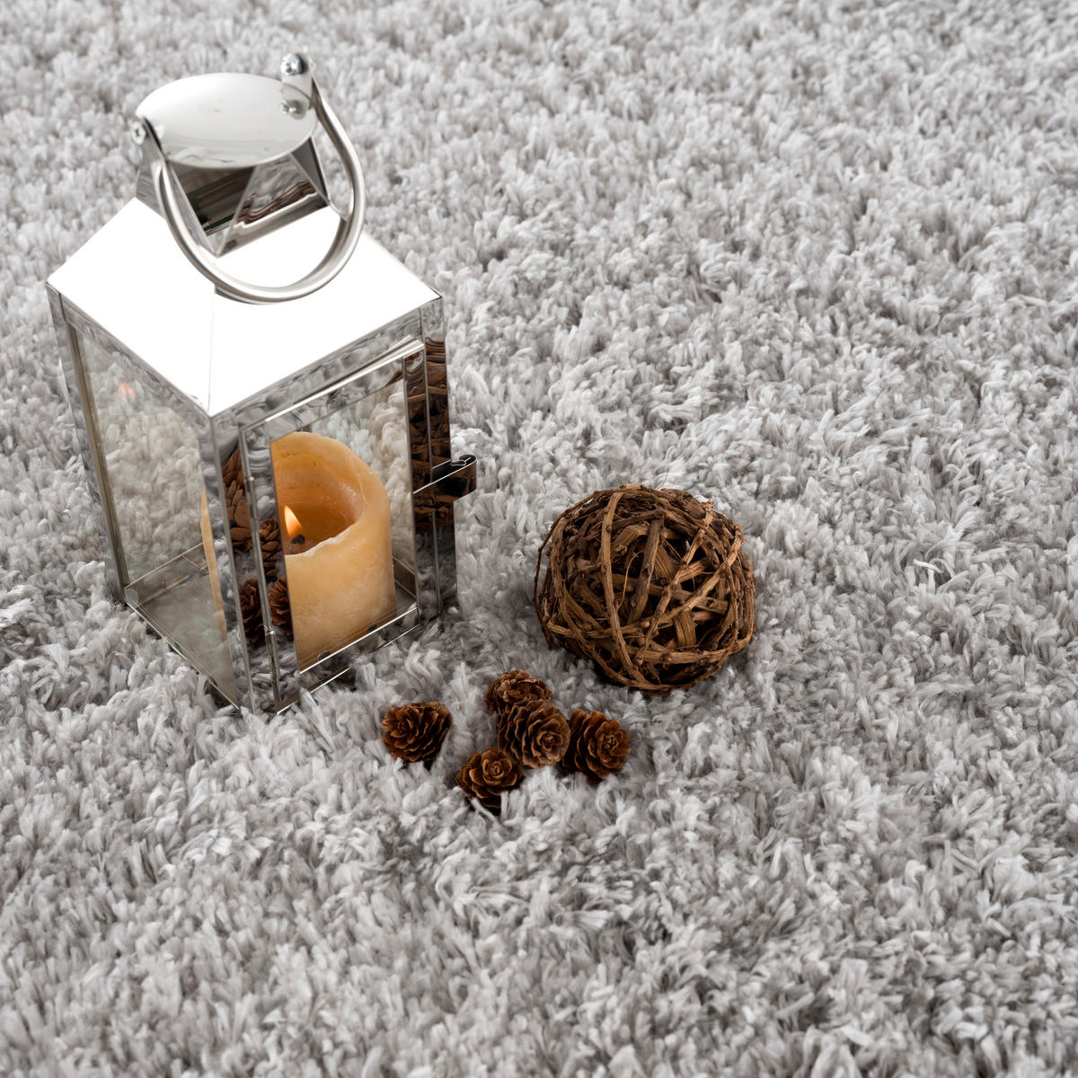 Sanat Teppich Porto grau B/L: ca. 120x170 cm Porto - grau (120,00/170,00cm) - Sanat