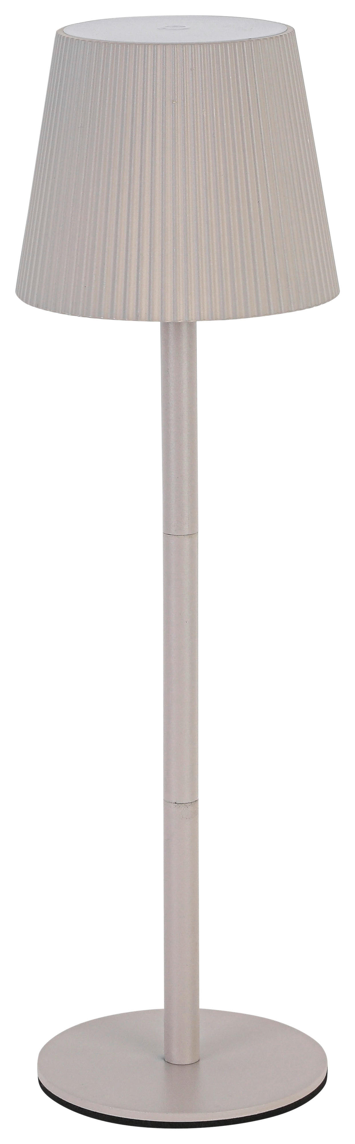 Tischleuchte sand H/D: ca. 36x10,5 cm Akku-Tischleuchte_Florenz sand - sand (10,50/36,00cm) - Nolo Lighting