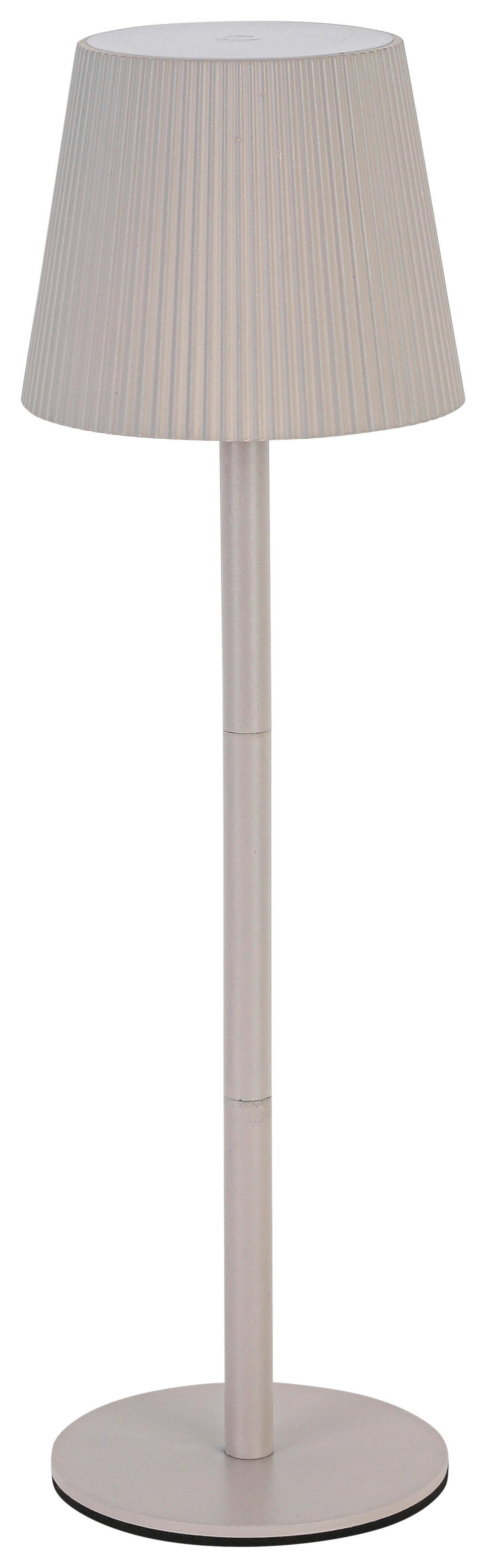 Tischleuchte sand H/D: ca. 36x10,5 cm Akku-Tischleuchte_Florenz sand - sand (10,50/36,00cm) - Nolo Lighting