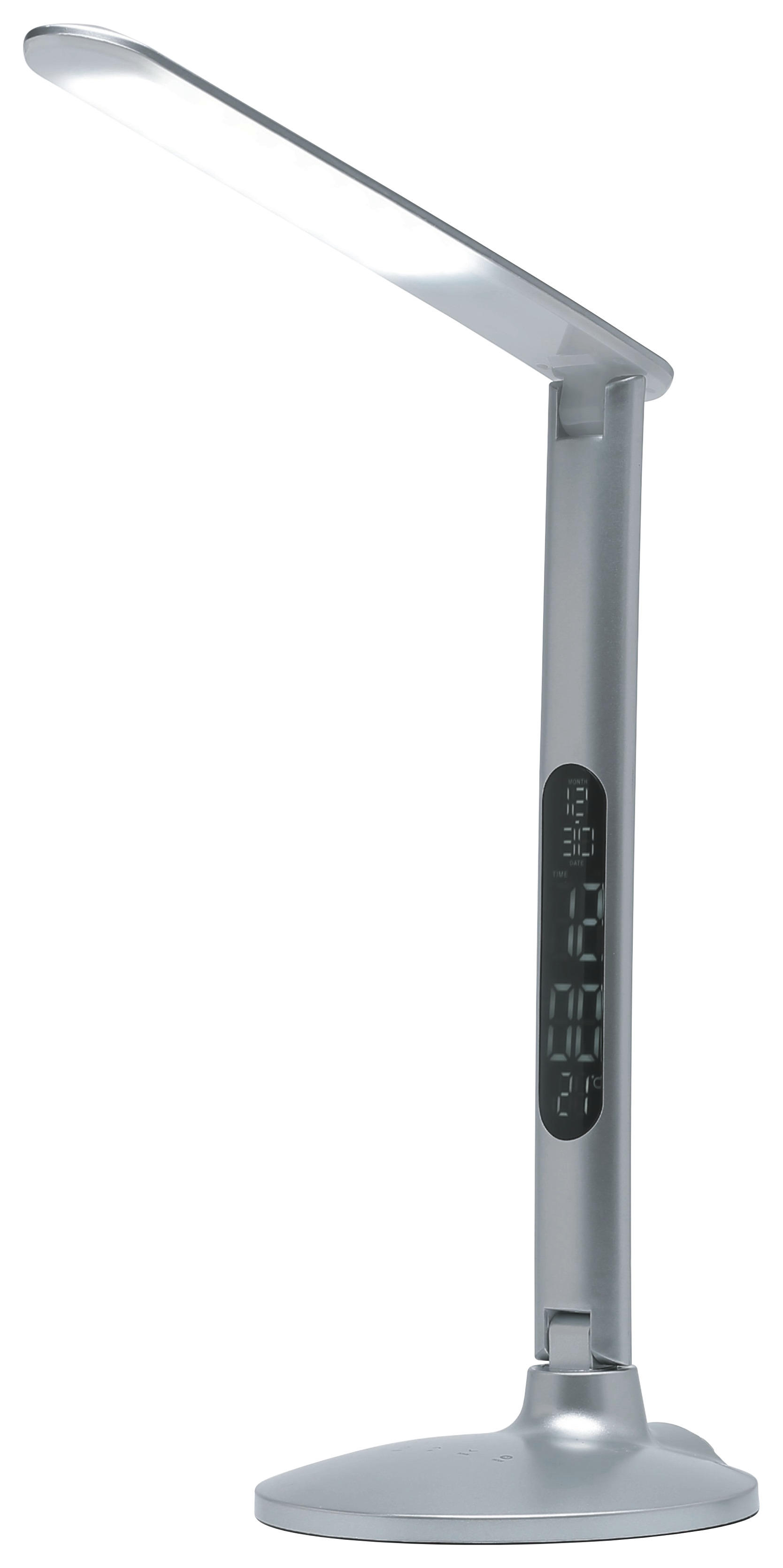 POCOline Tischleuchte Time silber Kunststoff B/H: ca. 19x50 cm Time - silber (19,00/50,00cm)