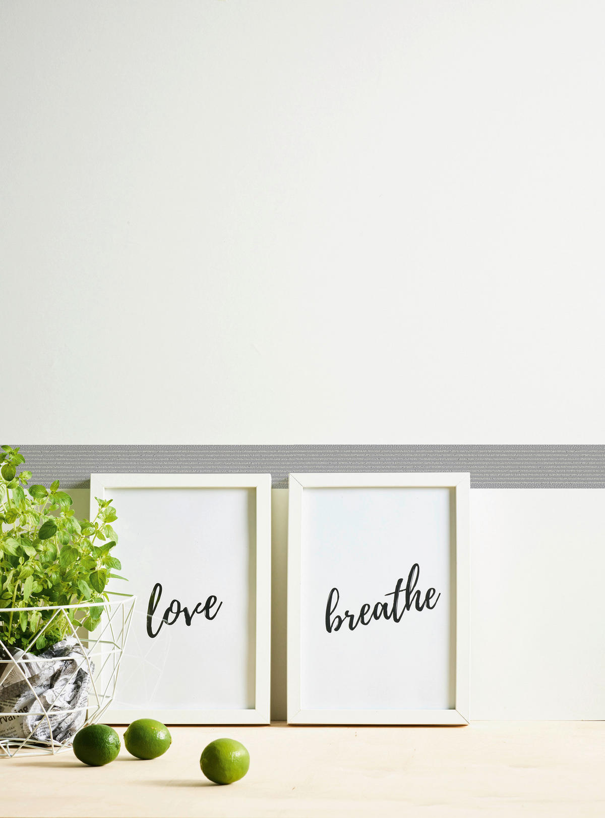 A.S.Creation Bordüre grau B/H/D: ca. 5x500x8 cm Bordüre_Vlies - grau (8,00/500,00cm) - A.S.Creation