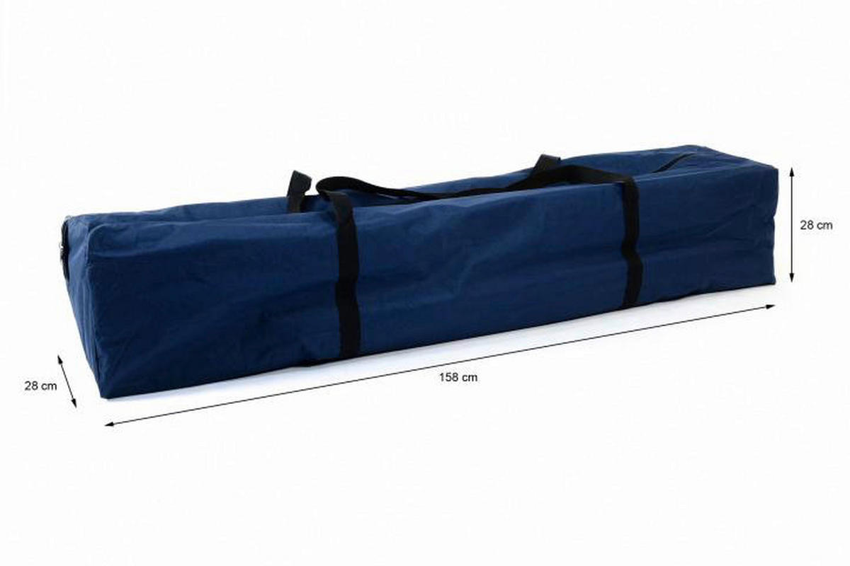 VCM Tragetasche für Faltpavillon blau Polyester-Mischgewebe B/H/L: ca. 28x28x158 cm Tragetasche_für_Faltpavillon - blau (158,00/28,00/28,00cm) - VCM