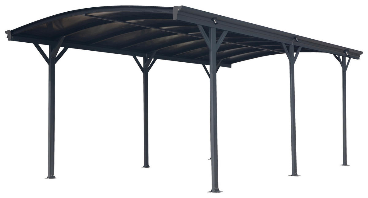 Westmann Carport 15m² B/H/L: ca. 300x220x505 cm 15m² - (505,00/300,00/220,00cm) - Westmann