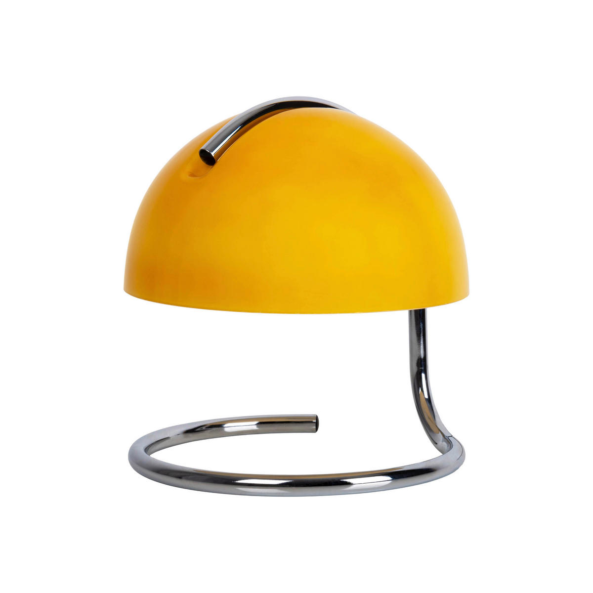 Näve Leuchten Tischleuchte gelb Metall Glas B/H/T/D: ca. 23,5x25x23,5x23,5 cm E27 1 Brennstellen BURANO - gelb (23,50/25,00/23,50cm) - Näve Leuchten