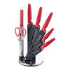 MICHELINO Messerset rot Edelstahl 8 tlg. Messerset_8tlg. - rot/schwarz - MICHELINO