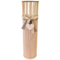 Windlicht natur Bambus H/D: ca. 58x15 cm Windlicht_M Bambus - natur (15,00/58,00cm)